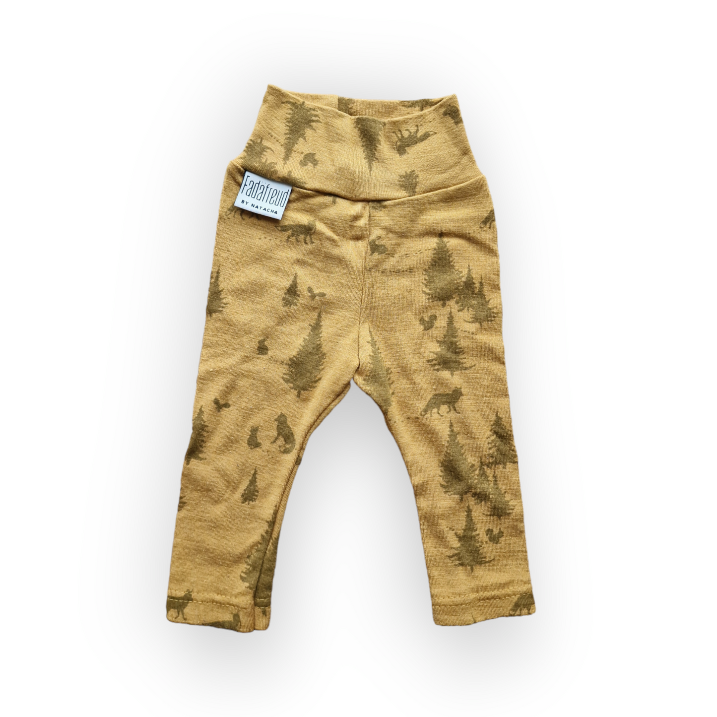 Slim Pants Wolle/Seide Wald