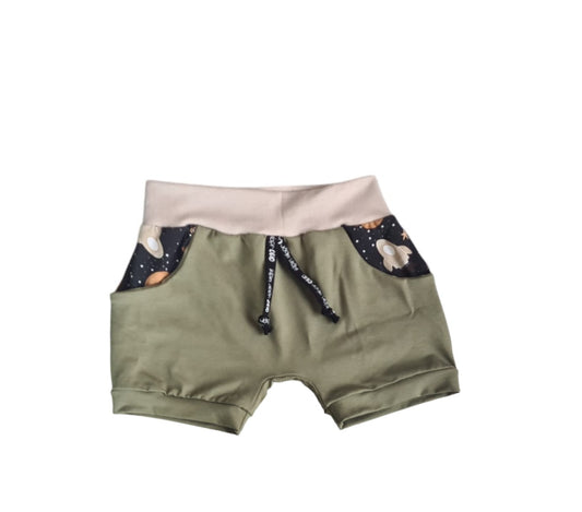 Shorts Rakete oliv