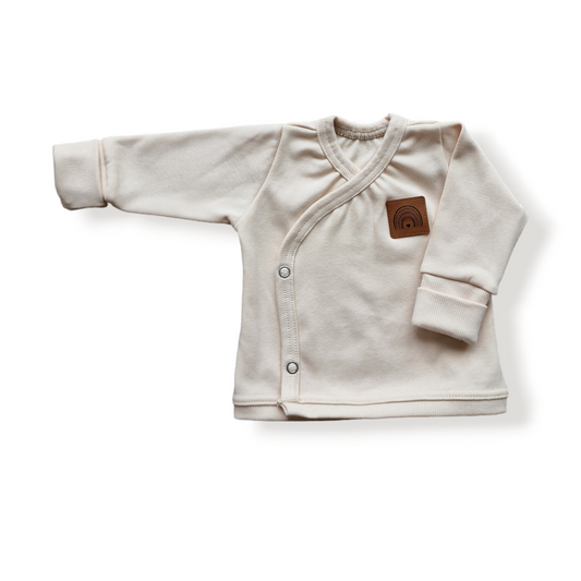 Wickeljacke Regenbogen beige